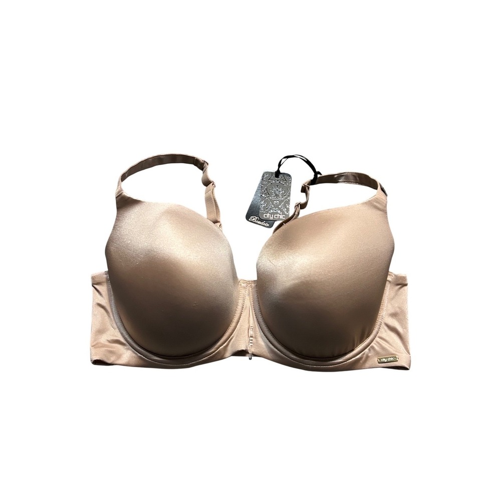City Chic Boudoir Nude T-Shirt Bra 40DD New‎ With Tags Plus Size